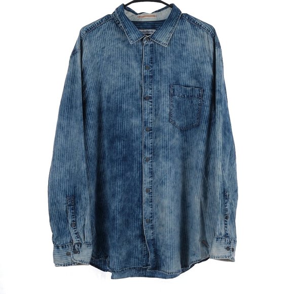 Tommy Bahama Other - Tommy Bahama Striped Faded Button Up Men's XXL